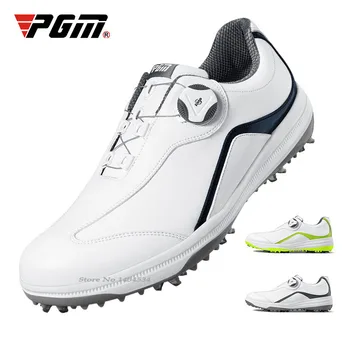 PGM Голф Нови Маратонки Мъжки Водоустойчив Обувки на Въртящата се Обтегач Ремък За Спорт Подметка За Нокти Тръни на Мъжки Спортни Мъжки Обувки За Бала