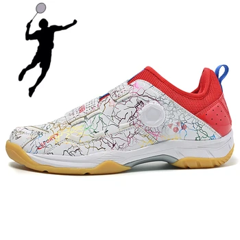 Новите продукти са Обувки за бадминтон Мъжки и женски маратонки за фитнес на корта Младежки Тенис маратонки Мъжки волейбол обувки Размер 35-45