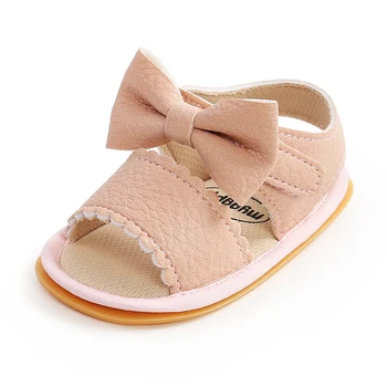 Ново записване, Благородна летни обувки за деца, Сандали от изкуствена кожа за момчета и момичета, дизайнерски обувки с пеперуда За Деца, мека, устойчива на плъзгане обувки за Новородени